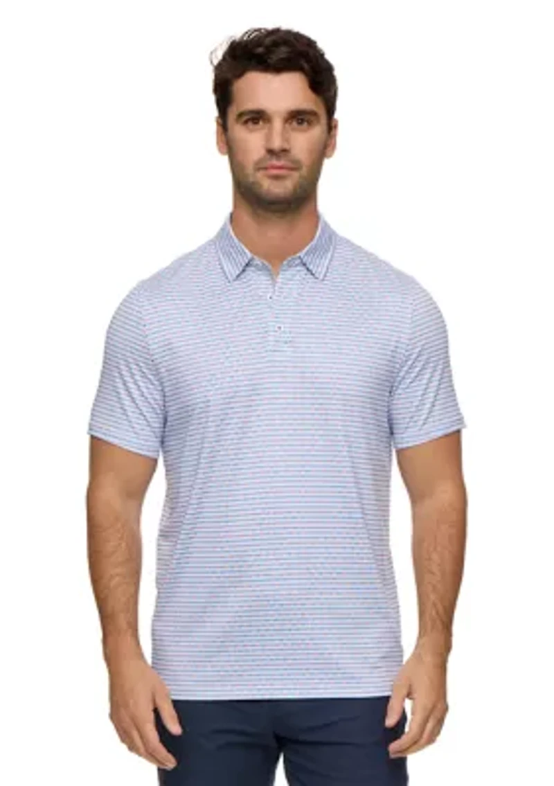 Men's Golf Tee Printed Polo Shirt