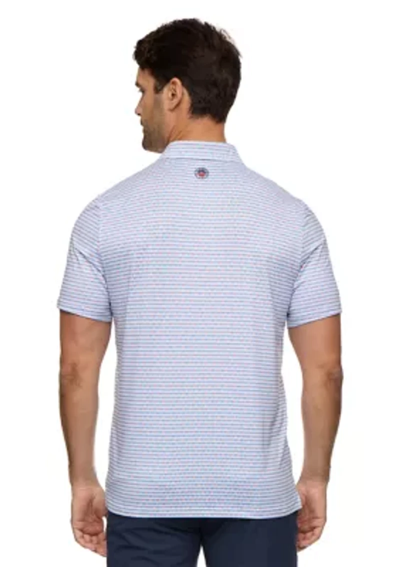 Men's Golf Tee Printed Polo Shirt