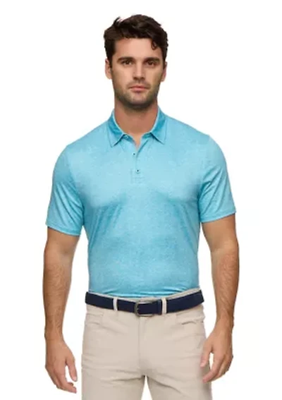 Men's Wave Printed Polo Shirt