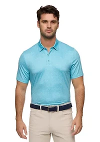 Men's Wave Printed Polo Shirt