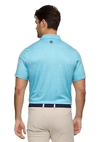 Men's Wave Printed Polo Shirt