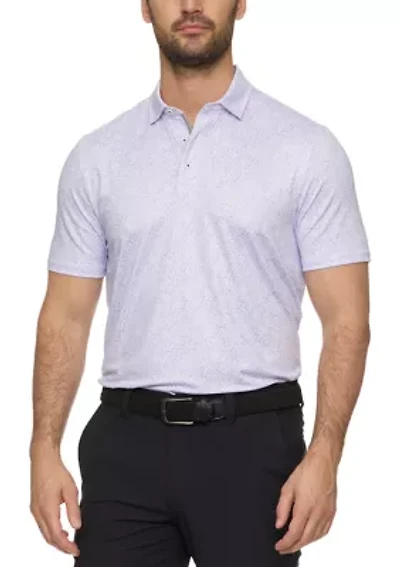 Men's Tropical Flower Button Collared Shirt