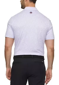 Men's Tropical Flower Button Collared Shirt