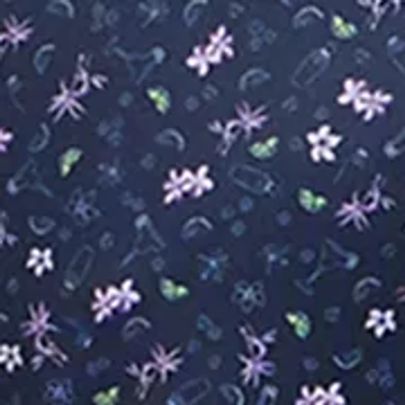 Men's Floral Collared T-Shirt