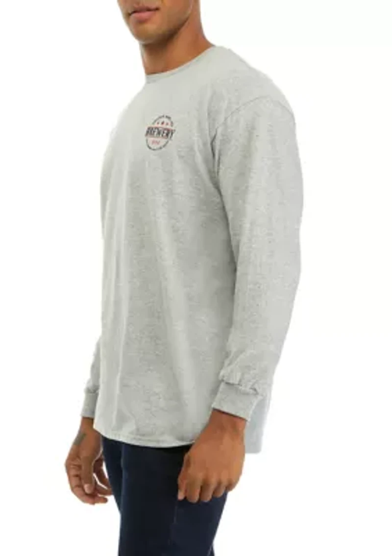 Long Sleeve Brewery Graphic T-Shirt