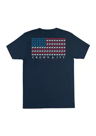 American Flag Graphic T-Shirt