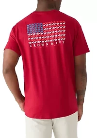 American Flag Graphic T-Shirt