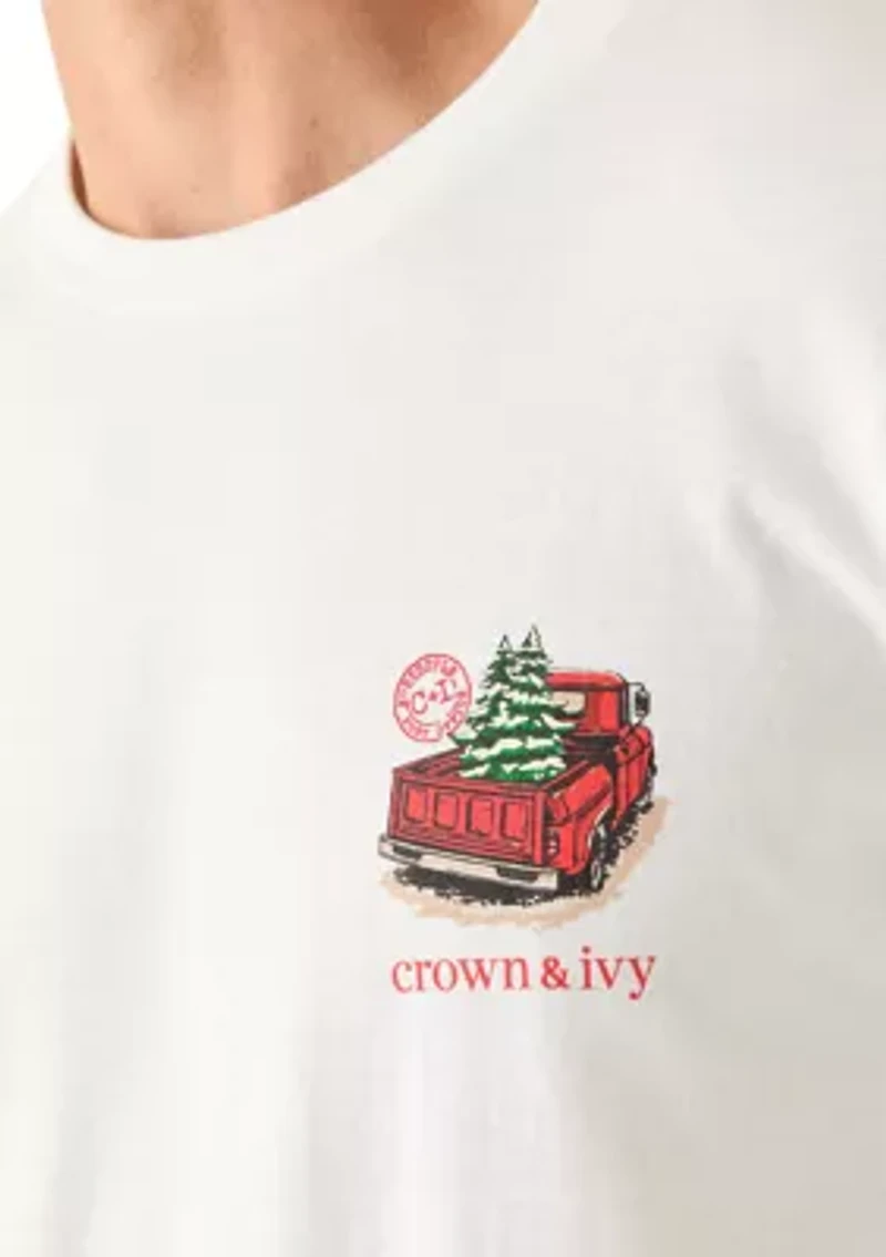 Men's Dino Long Sleeve Graphic T-Shirt