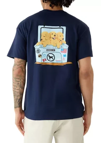 Men's Stucky Yeti Puppy Graphic Shirt