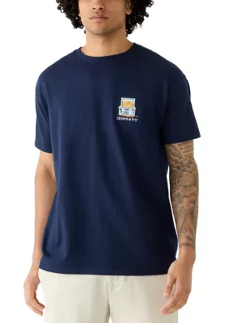 Men's Stucky Yeti Puppy Graphic Shirt