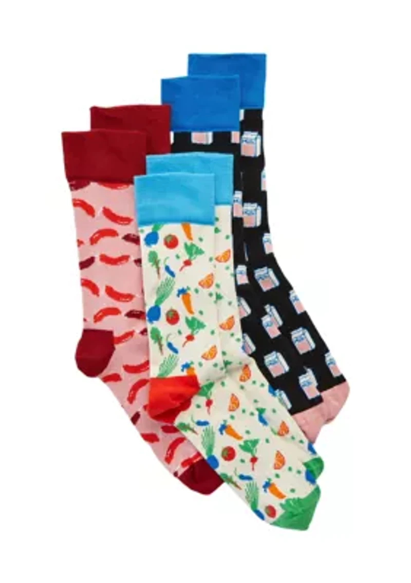 Foodie Socks Set - 3 Pack