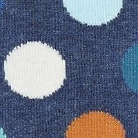 Printed Navy Socks - 4 Pack