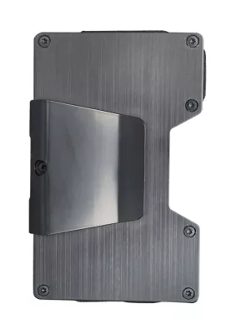 Expandable Card Case with Money Clip Wallet