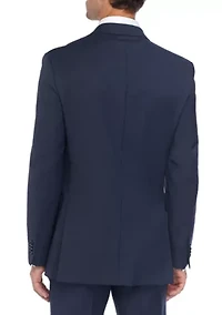 Sharkskin Stretch Classic Fit Suit Separate Coat