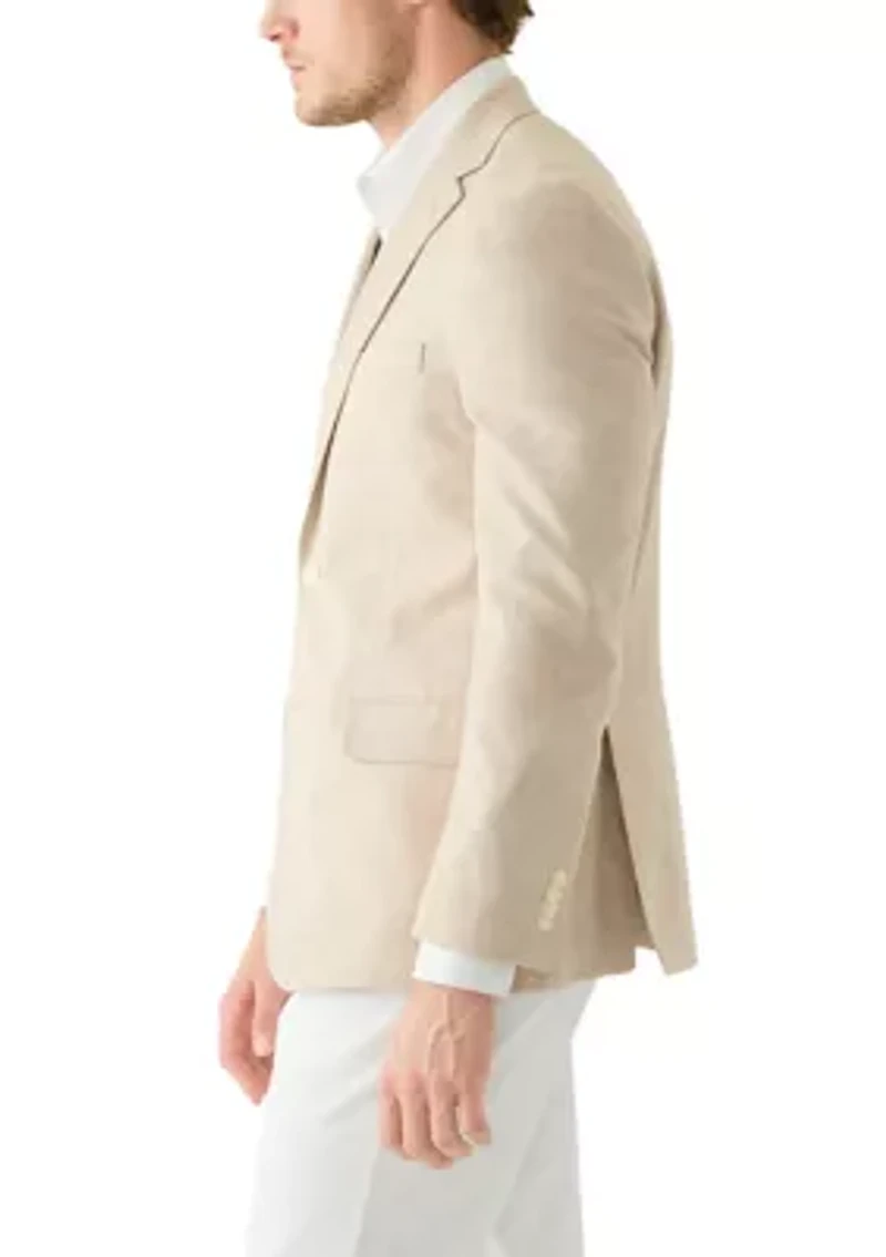Khaki Solid Sportcoat