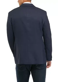 Birdseye Button Front Blazer