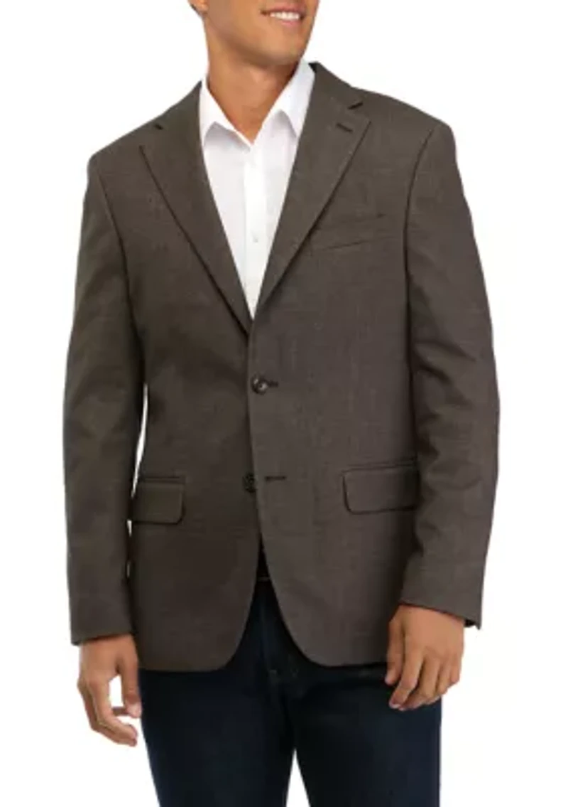 Single Breasted Two Button Suit Jacket