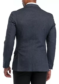 Textured Solid Modern Fit Sport Coat