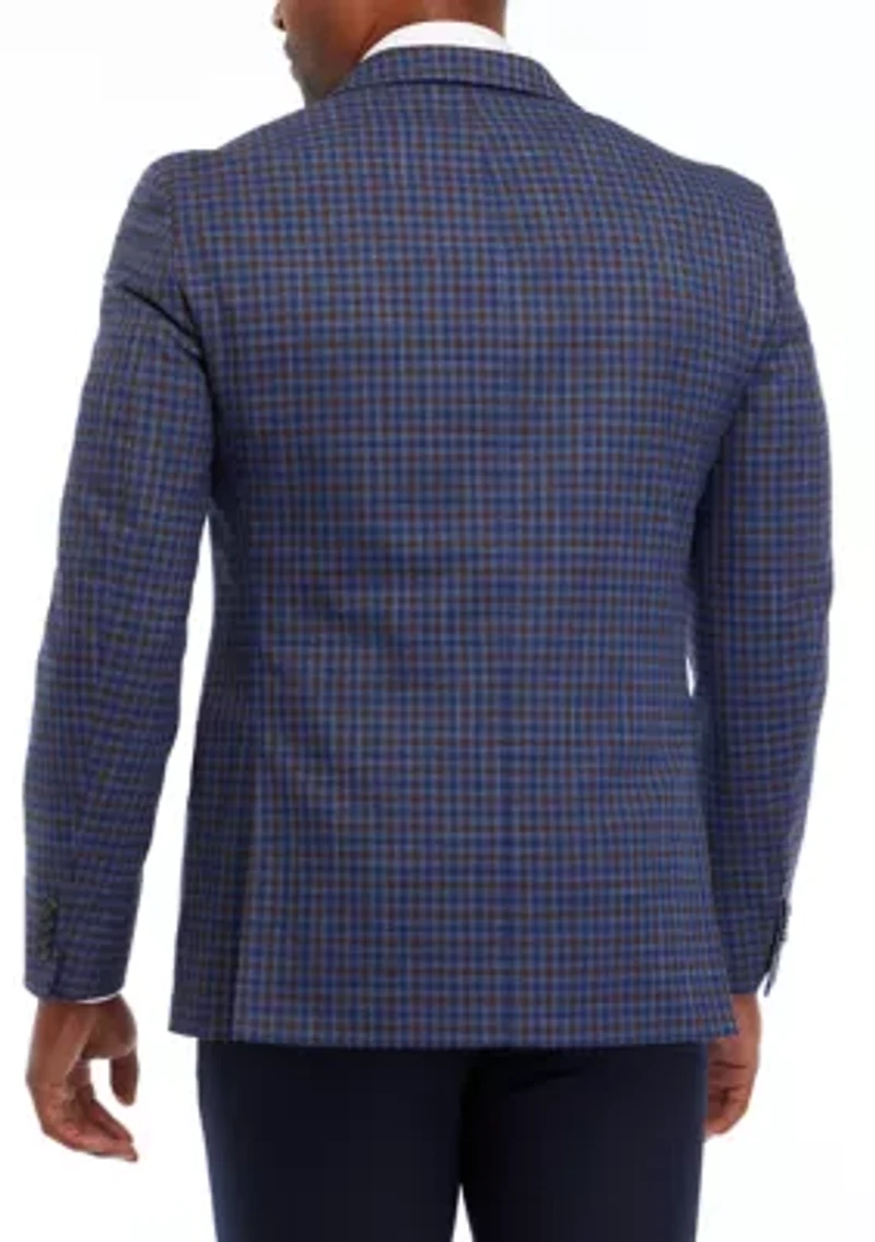 Check Print Sport Coat