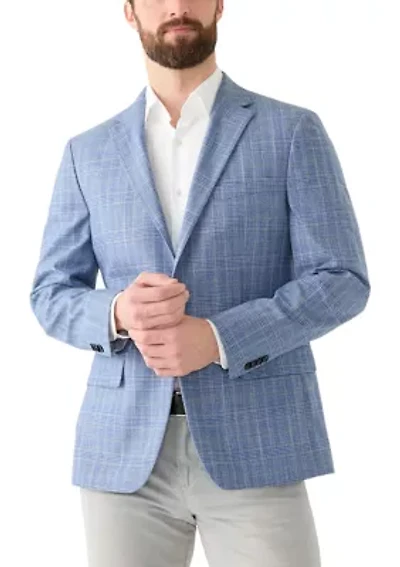 Single Breasted Plaid Blazer