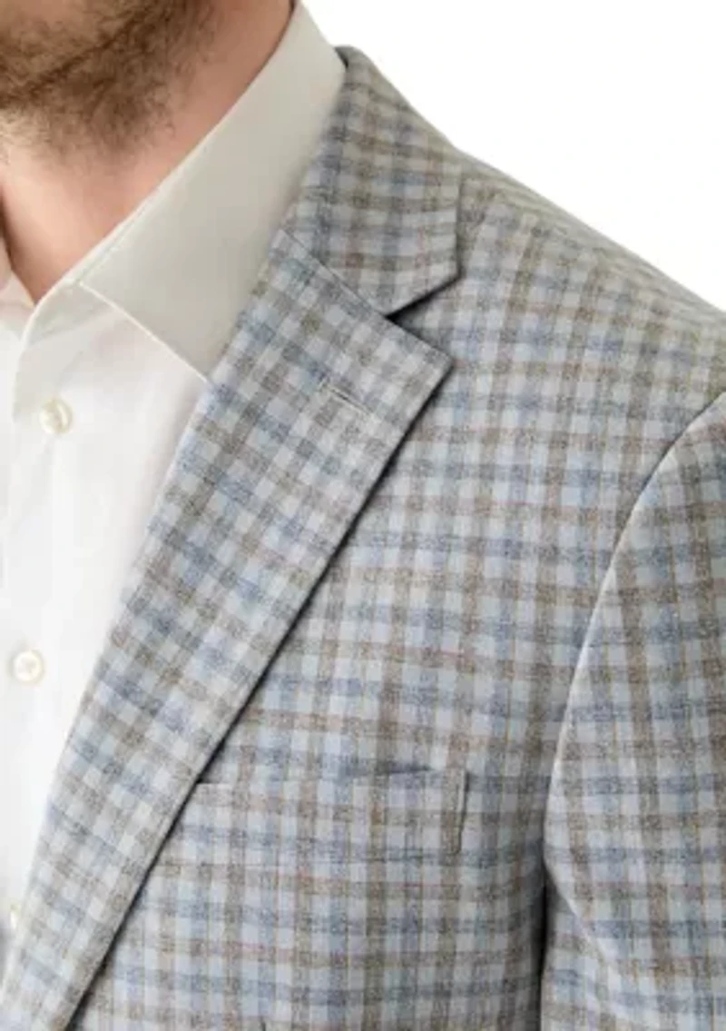 Multi Gingham Printed Sportcoat