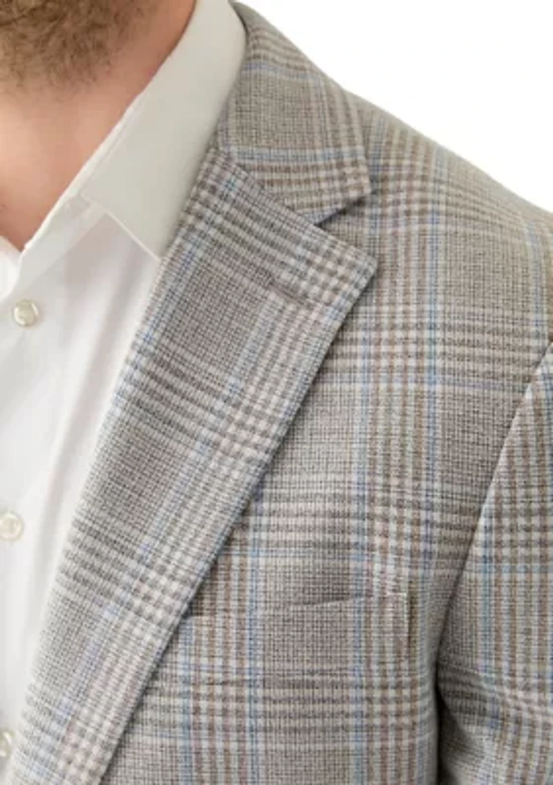 Tan Plaid Sport Coat