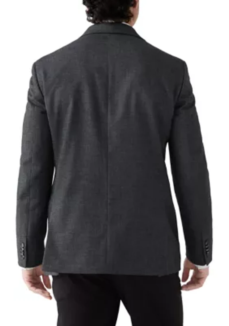 Men's Single Breasted Notch Lapel Sports Coat