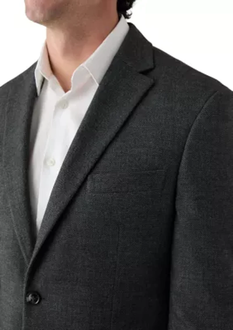 Men's Single Breasted Notch Lapel Sports Coat