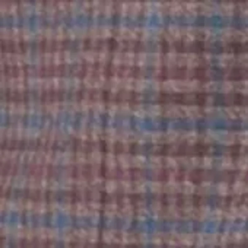 Brown Blue Check Printed Sportcoat