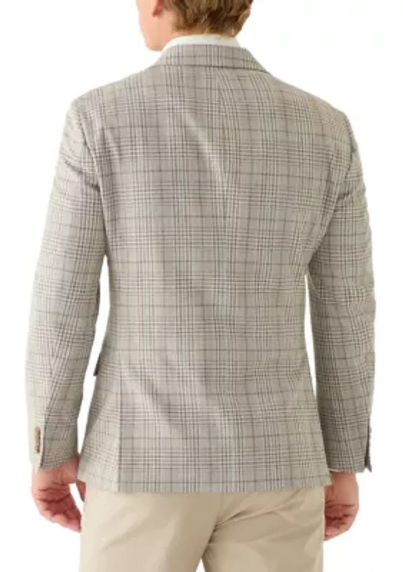 Men's Tan Plaid Sportcoat