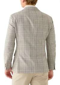 Men's Tan Plaid Sportcoat