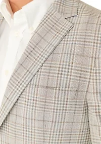 Men's Tan Plaid Sportcoat