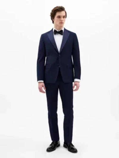 Navy Twill Classic Sport Coats