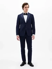 Navy Twill Classic Sport Coats