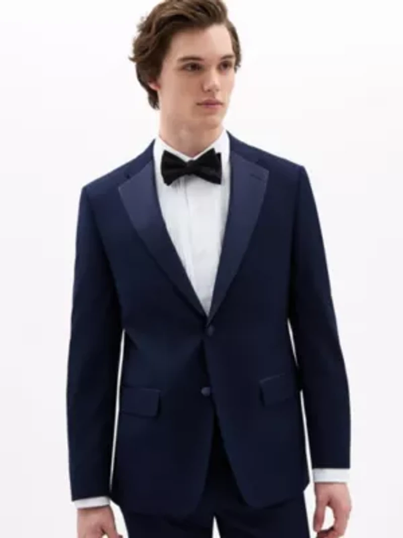 Navy Twill Classic Sport Coats