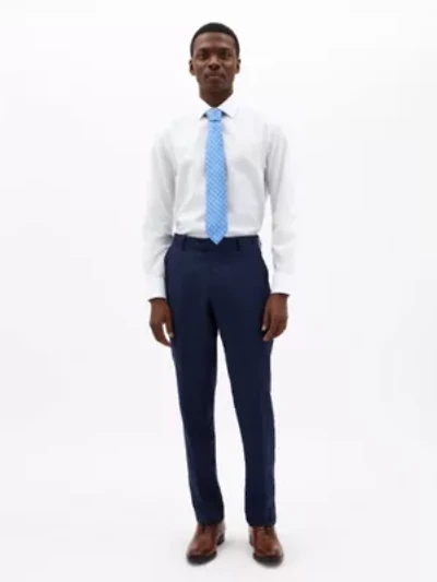 Navy Plain Classic Pants