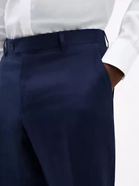 Navy Plain Classic Pants