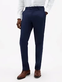 Navy Plain Classic Pants