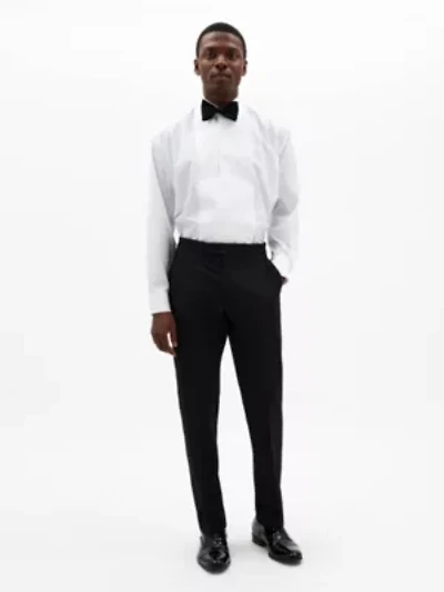 Black Twill Classic Pants