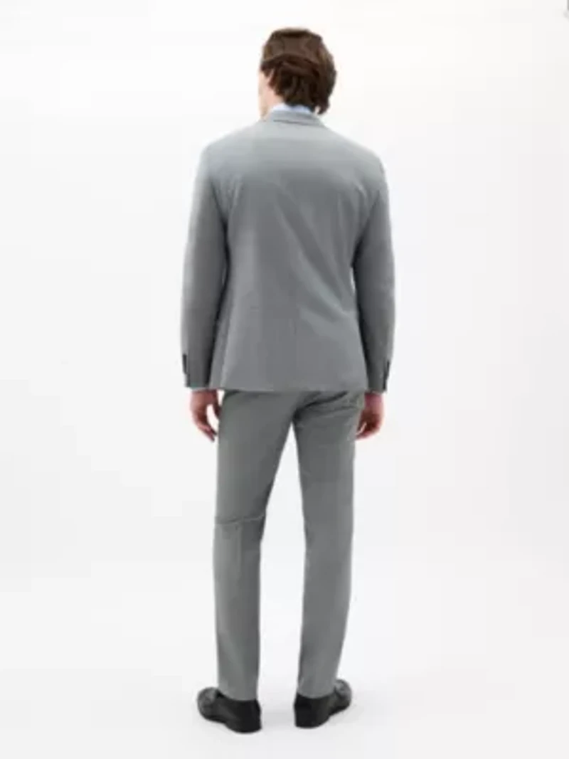Black/White Sharkskin Classic Sport Coats