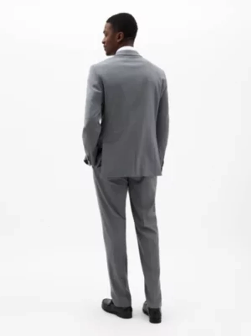 Pearl Grey Solid Classic Sport Coats