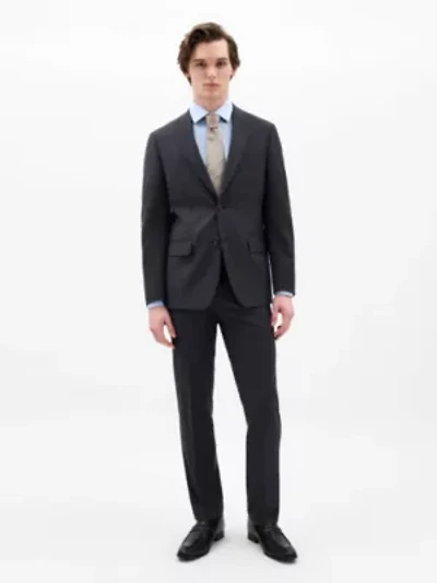Charcoal Twill Classic Sport Coats