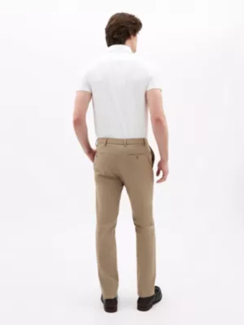 Tan Stretch Dress Pants