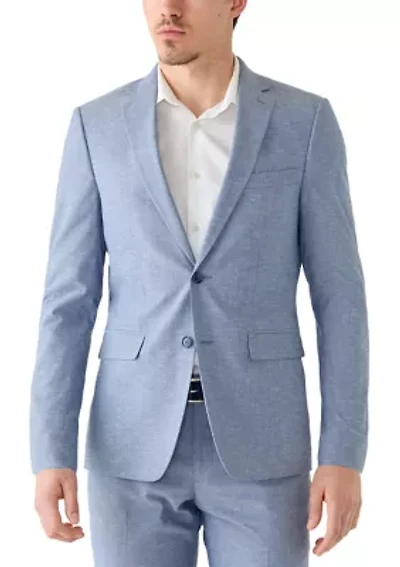 Men's Linen Stretch Sports Coat
