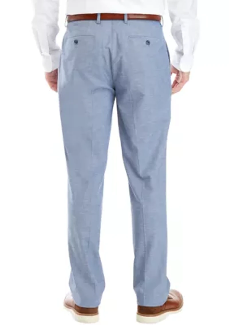 Linen Blend Dress Pants