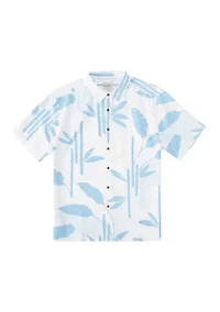 Waterman Short Sleeve Surf Riff Woven Button Down Shirt