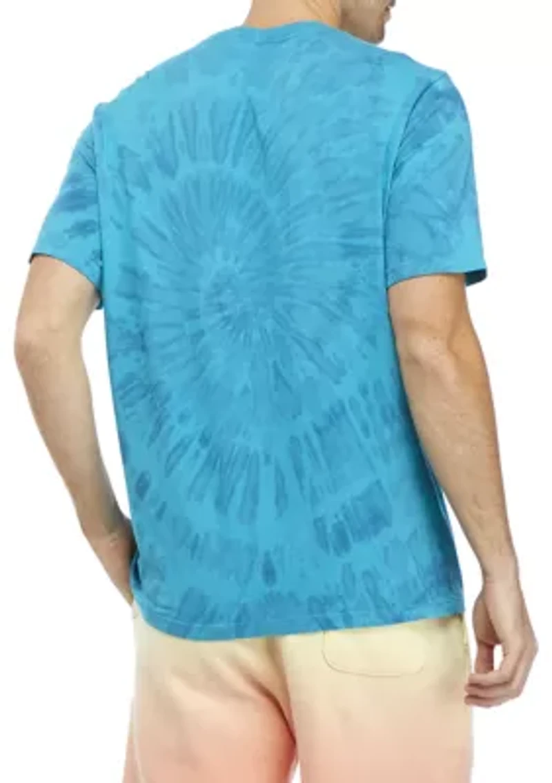 Short Sleeve Space Dye Graphic T-Shirt