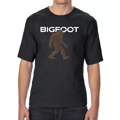 Men's Tall and Long Word Art T-Shirt  - Bigfoot