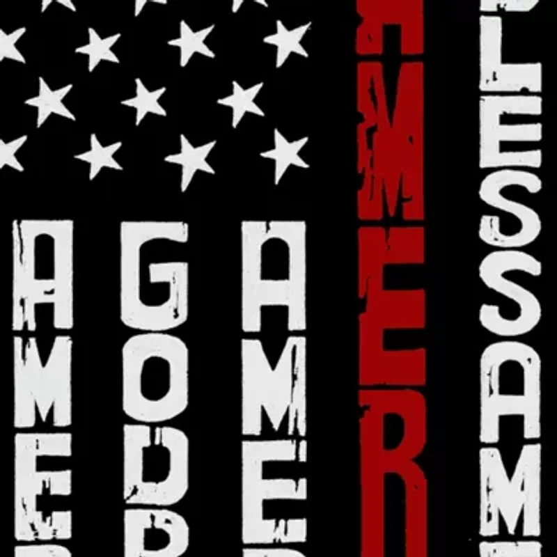 Cross Flag - Men's Word Art T-Shirt