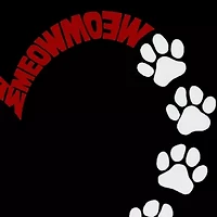 Meow Heart - Men's Word Art T-Shirt